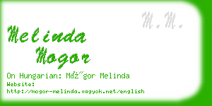 melinda mogor business card